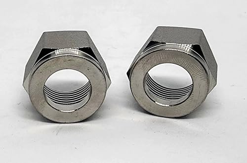 1/2" Stainless Steel Compression Nut, 316 SS, Set of 2