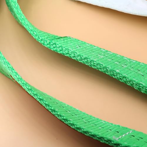 2-Pack 6:1 Safety Factor 2" X6' Lifting Slings 4400 lbs Webbing Sling 2 ply Polyester Lifting Strap with Twisted Eye & Eye
