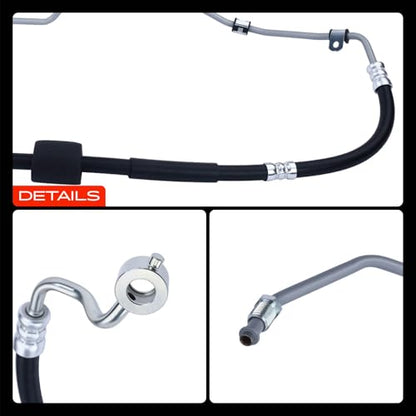 A-Premium Power Steering Pressure Hose Line Assembly, To Gear