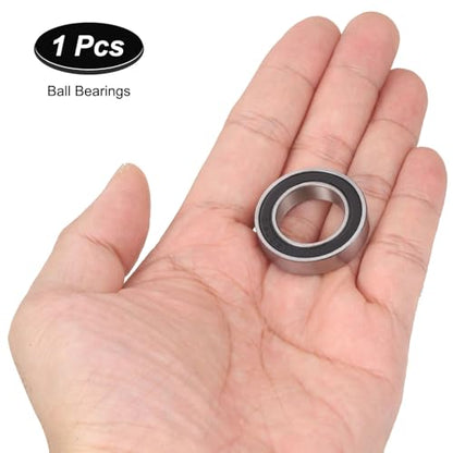 uxcell 18307-2RS Hybrid Ceramic Deep Groove Ball Bearings 18x30x7mm Si3N4 Silicon Nitride Balls Steel Rings Double Sealed Bearing for Motors, CNC Spindles (ABEC5) - size: 18307-2RS
