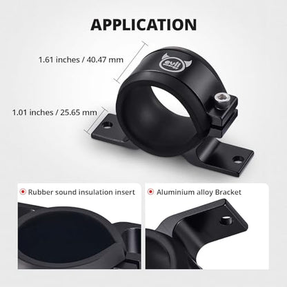 EVIL ENERGY 60MM Fuel Filter Mounting Bracket, Fuel Pump Clamp Holder 2PCS - size: 60mm