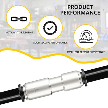 Yoebor 5/32" OD Check Valve Push to Connect Inline Air Pneumatic Valves 2pc - size: 5/32" OD