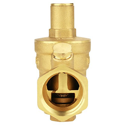 DN25 Water Pressure Regulator 1 inch Water Pressure Regulator Valve Brass Adjustable Water Pressure Reducing Regulator Reducer Meter