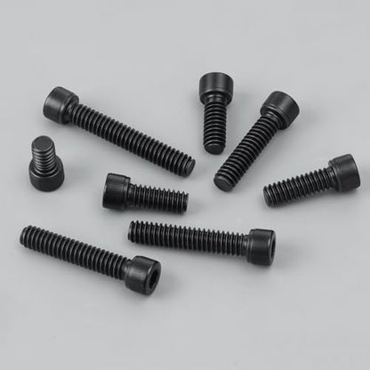 100 PCS M5-0.8 x 16mm Hex Socket Head Cap Screws Bolts, Black Oxide Finish, Allen Socket Drive, 12.9 Grade Alloy Steel M9 Bolts with Hex Wrench, Fully Machine Thread - size: M5 x 16mm