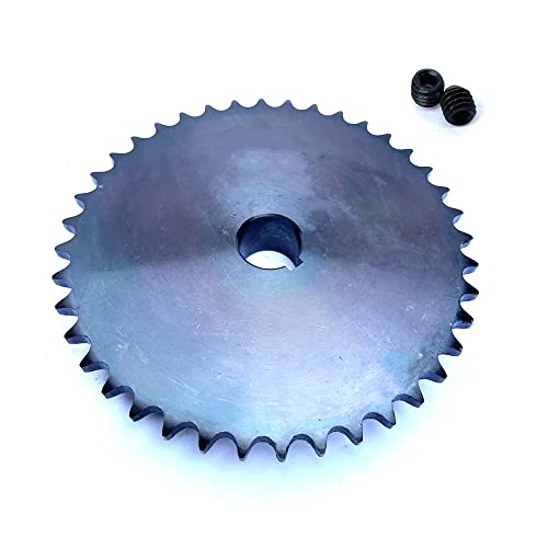 #40 Roller Chain Sprocket B Type 1" Bore Rust Prevention Hardened 40 Tooth - size: 1" Bore 40 Tooth, style: Apply #40 Roller Chain