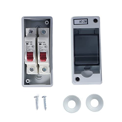 2 Way Distribution Box with Distribution Case for Outdoor (20A 32A) - color: 20A 32A