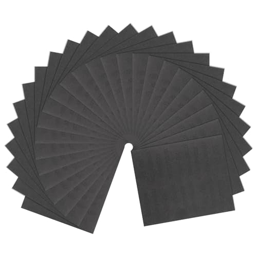 HARFINGTON 25pcs Sandpaper 220 Grit 9 x 11 Inch C-Weight Backing Silicon Carbide Abrasive Wet Dry Sanding Sheets for Wood Finishing, Metal Sanding, Automotive Polishing - size: 220 Grits