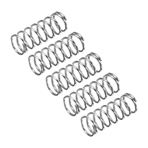 uxcell 5Pcs Compression Spring 304 Stainless Steel 8mmOD,0.8mmWD,20mmFL - size: 8x0.8x20mm