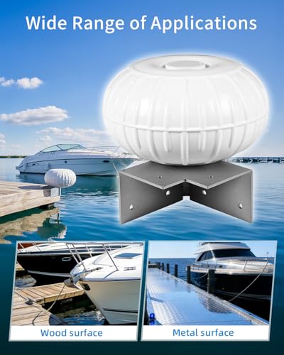 OCEANBROAD Dock Bumpers Wheel, Marine Dock Bumpers Wheel Corner Mount