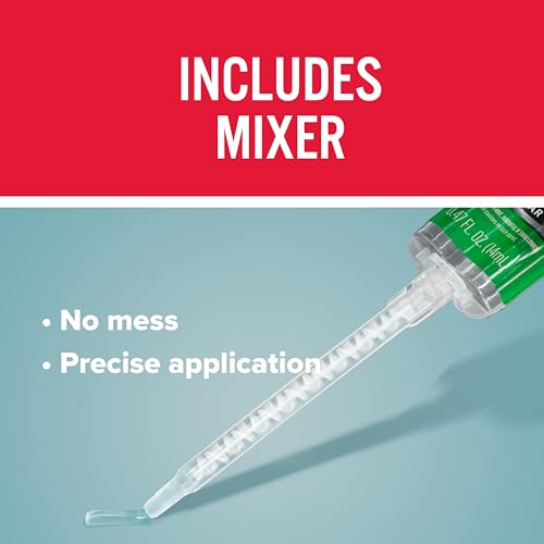 J-B Weld InstantWeld - Clear, 2 Minute Set Epoxy Adhesive, Static Mixer No Mess Application - 14ml - size: 14ml