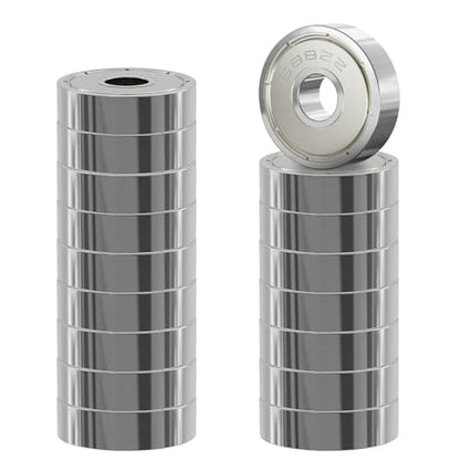 20 Pcs 688ZZ Ball Bearings, Carbon Steel, 8x16x5mm - size: 688ZZ 20Pcs