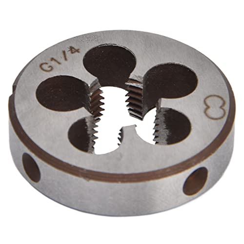 Fafeicy Thread Die G1/4, 38mm Outer Diameter with 5 Chip Holes