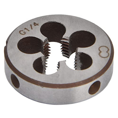 Fafeicy Thread Die G1/4, 38mm Outer Diameter with 5 Chip Holes