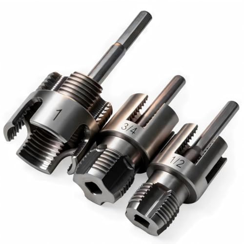 PVC Pipe Threader Kit, 3PCS