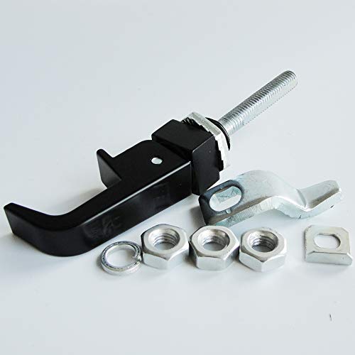 2PCS Black Powder Coated Lift and Turn Compression Latch, Adjustable Grip¡­ - color: Black