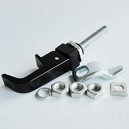 2PCS Black Powder Coated Lift and Turn Compression Latch, Adjustable Grip¡­ - color: Black