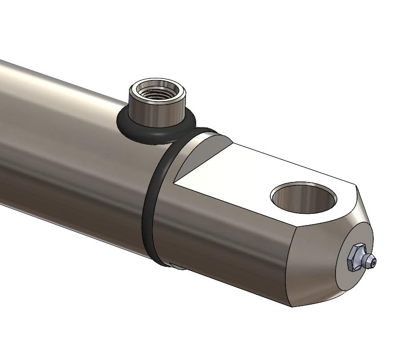 Hydraulics Double Acting Hydraulic Cylinder - Tang Universal Hydraulic Cylinder 1.5" Bore Size (10" Stroke) - size: 10" Stroke