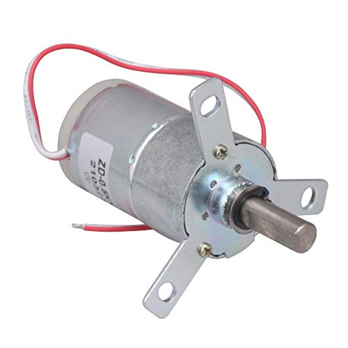 High Torque 12V DC 25 RPM Gear-Box Regulated Geared Motor for Electric Screwdrivers, Juicers, DIY Mini Drill Presses,Cake Pan