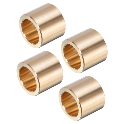 uxcell 4pcs Sleeve Bearings 5/8" Bore x 7/8" OD x 3/4" Length Self-Lubricating Brass Bushing - size: 5/8" Bore x 7/8"OD x 3/4 " Length