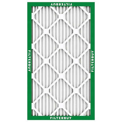 Filterbuy 8x24x1 Air Filter MERV 8 Dust & Allergy Defense (4-Pack) - size: 8x24x1