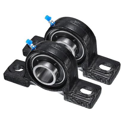uxcell 2pcs UCP206 Pillow Block Bearings 30mm Bore Bearing Units Cast Steel Flange Mounted Bearing Housing - size: UCP206 ID 30mm