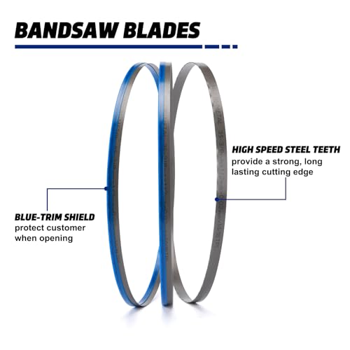 35-3/8 Inch Bandsaw Blade 14/18 TPI, Compatible with for Milwaukee 2829-20 Portable Band Saw Blade, 35-3/8" x 1/2" x .020" 14/18 TPI, 3-Pack - size: 35-3/8" x 1/2" x .020" 14/18 TPI