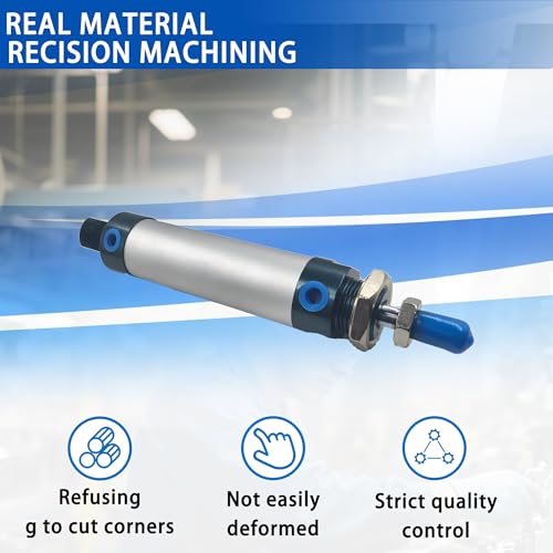 CG WEITENG Pneumatic Mini Pneumatic Cylinder MAL Single Rod Aluminum Double Acting Pneumatic Cylinder 32mm Bore 50mm Stroke(MAL32x50) - color: MAL-32 mm, size: 50 mm