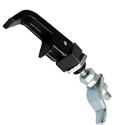 2PCS Black Powder Coated Lift and Turn Compression Latch, Adjustable Grip¡­ - color: Black