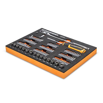GEARWRENCH 105 Piece 1/4” Drive Slim Head Mechanics Tool Set | GWMSMBS01 - size: Onesize, style: Mechanics Tool Set