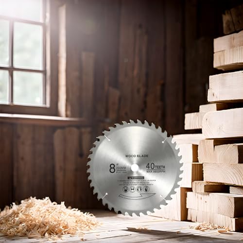 8" 40 Teeth 5/8" Arbor Carbide Tip Wood Cutting Saw Blade