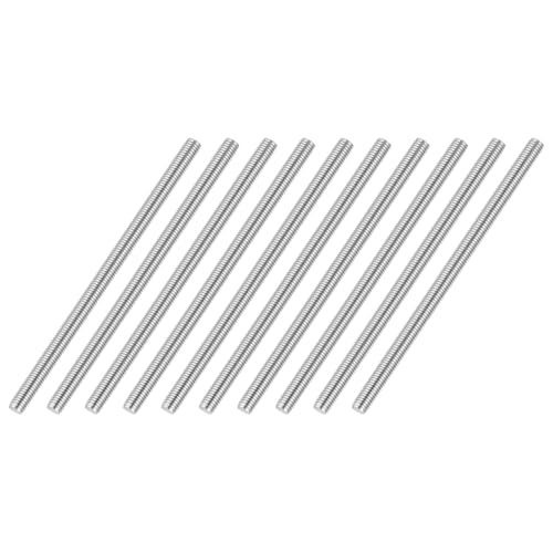 M4-0.7 Fully Threaded Rod 90mm Length Coarse Thread 10Pcs - size: M4‑0.7 90mm