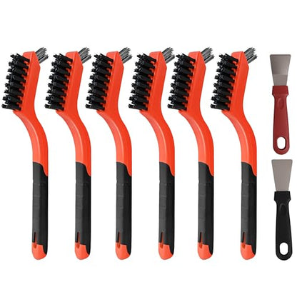6 Pieces Nylon Brushes Set, Nylon Bristles - color: Nylon