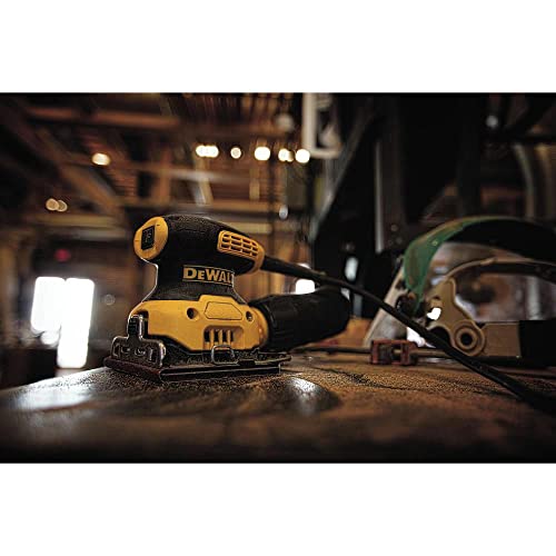 DEWALT Electric Sander, 1/4 Sheet, 14, 000 OPM (DWE6411)