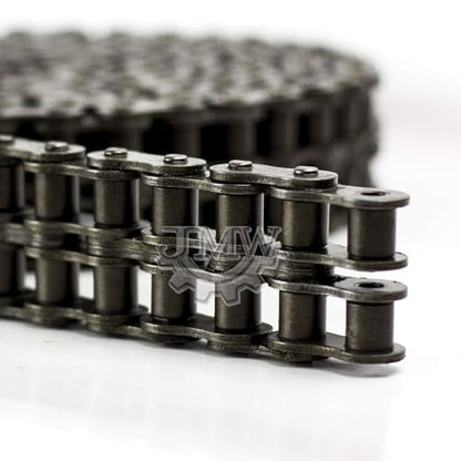 Jeremywell 50-2 Double Strand Duplex Roller Chain 10 Feet with 1 Connecting Link
