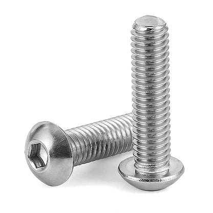 M8-1.25 x 14mm Button Head Socket Cap Screws, 50 PCS - size: M8 x 14mm