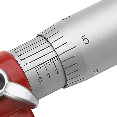 Premium Outside Micrometer Set 0-4" / 0.0001", Red - color: Red