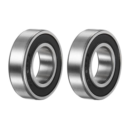 uxcell 60/22-2RS Deep Groove Ball Bearing, 2pcs 22mm x 44mm x 12mm Hign Carbon Chrome Steel Z1 Double Rubber Sealed Bearing - size: 22mm x 44mm x 12mm