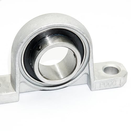 2pcs KP006 30mm Bore Inner Ball Mounted Pillow Block Insert Bearing, Zinc Alloy