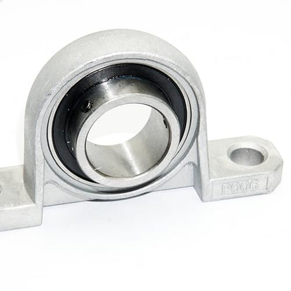 2pcs KP006 30mm Bore Inner Ball Mounted Pillow Block Insert Bearing, Zinc Alloy