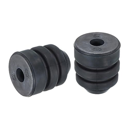 PATIKIL 1.4"x1.7" Refrigeration Compressor Rubber Mounting Feet, 6 Pack Foot Mount Anti Vibration Pad Replacement for Air Conditioner Refrigerator Electric Motor, Black - size: 1.4" x 1.7"