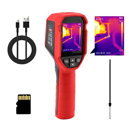 UNI-T UTi120S Infrared Thermal Camera 120x90 IR Resolution Handheld Thermal Imaging Camera 10800 Pixels,Thermal Imager,2 Meter Drop Durability IP54 Rechargeable 16GB MicroSD - size: UTi120S