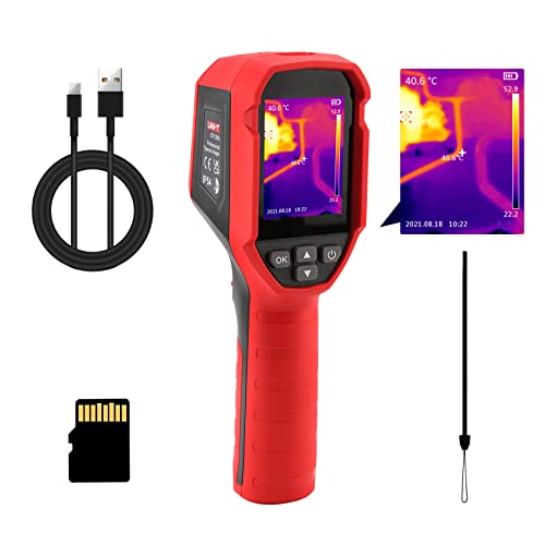 UNI-T UTi120S Infrared Thermal Camera 120x90 IR Resolution Handheld Thermal Imaging Camera 10800 Pixels,Thermal Imager,2 Meter Drop Durability IP54 Rechargeable 16GB MicroSD - size: UTi120S