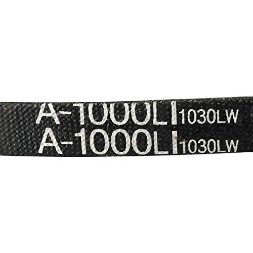 uxcell A1000 V-Belts 1000mm Inner Girth 13mm Top Width 8mm Thickness A-Section Rubber Drive Transmission Belt - size: 1000mm