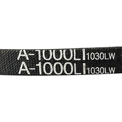 uxcell A1000 V-Belts 1000mm Inner Girth 13mm Top Width 8mm Thickness A-Section Rubber Drive Transmission Belt - size: 1000mm