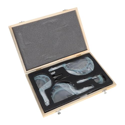 4Pcs Outside Micrometer Set 0-4 Inch C-Type Measuring Tool