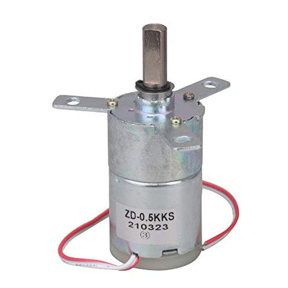 High Torque 12V DC 25 RPM Gear-Box Regulated Geared Motor for Electric Screwdrivers, Juicers, DIY Mini Drill Presses,Cake Pan