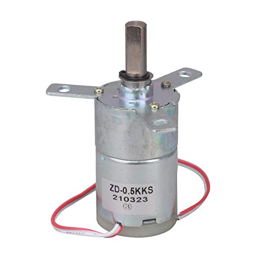 High Torque 12V DC 25 RPM Gear-Box Regulated Geared Motor for Electric Screwdrivers, Juicers, DIY Mini Drill Presses,Cake Pan