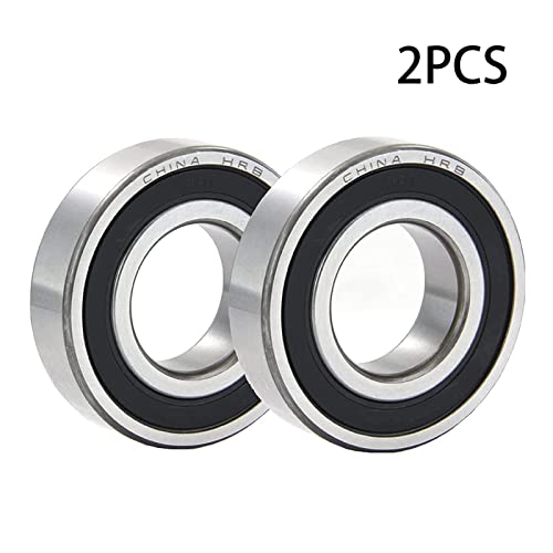 6202-2RZ Bearings, 15x35x11mm Ball Bearing 6202RZ Double Rubber Sealed Shielded Bearing ID 15mm, OD 35mm, Thickness 11mm Deep Groove Ball Bearing for 3D Printer, Scooters Ball Bearing 2pcs - style: 6202-2RZ