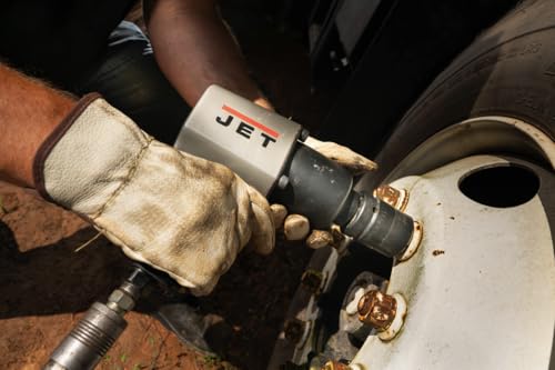 Jet 1-Inch Pistol Grip Aluminum Impact Wrench, 1500 ft-lbs, 5500 RPM (Model JAT-108) - size: 1 in. Square Drive, style: 1000 BPM