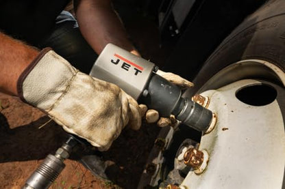 Jet 1-Inch Pistol Grip Aluminum Impact Wrench, 1500 ft-lbs, 5500 RPM (Model JAT-108) - size: 1 in. Square Drive, style: 1000 BPM
